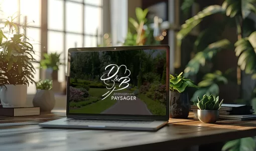 Nouveau support de communication web, Meximieux, D&B Aménagement Paysager