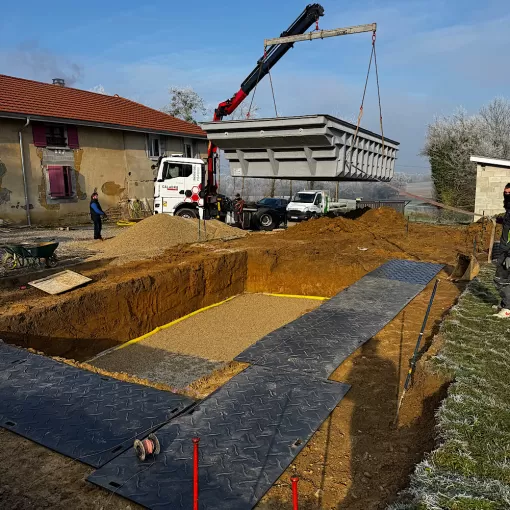 Piscine coque, D&B Aménagement Paysager, Chaveyriat