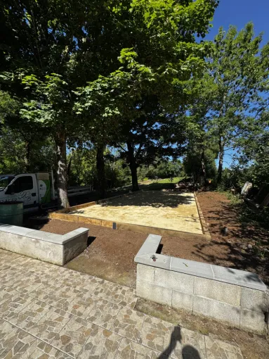 Terrain de pétanque, Sault-Brenaz, D&B Aménagement Paysager 