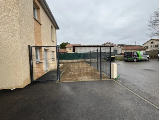 Pose clôture, Lagnieu, D&B Aménagement Paysager 