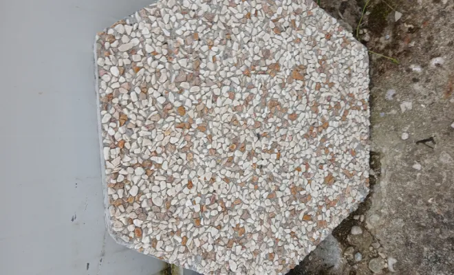 Béton désactivé concassé 6/10 blanc et ocre