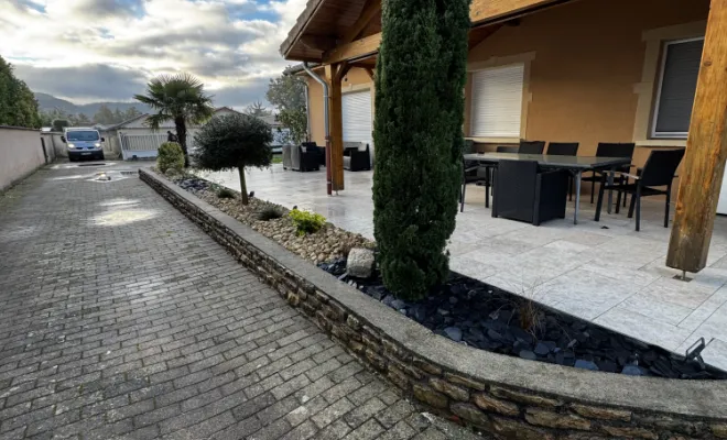 Aménagement de massif décoratif à Lagnieu