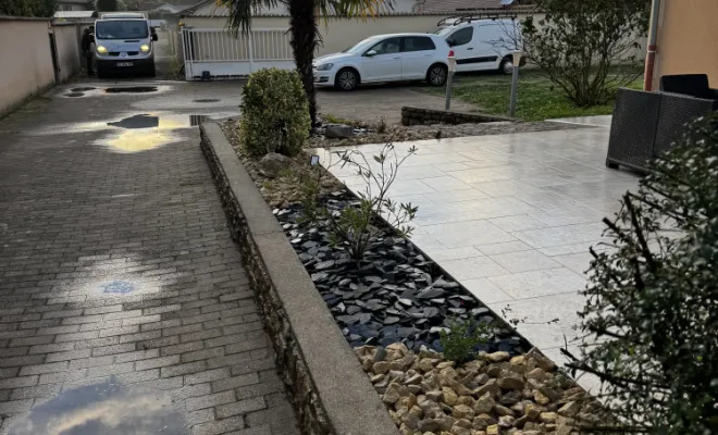 Aménagement de massif décoratif à Lagnieu