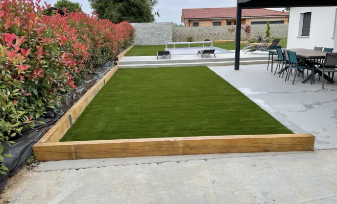 Dalle béton, Saint-Martin-du-Mont, D&B Aménagement Paysager 
