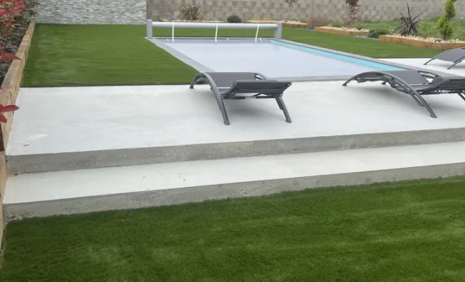 Dalle béton, Saint-Martin-du-Mont, D&B Aménagement Paysager 