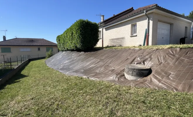 Réfection butte, Montalieu, D&B Aménagement Paysager 