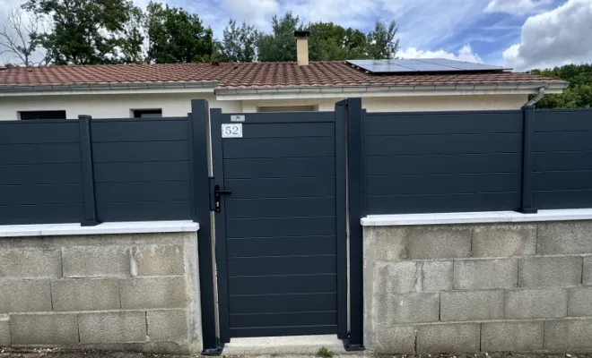 Pose de portillons, Ambronay, D&B Aménagement Paysager 