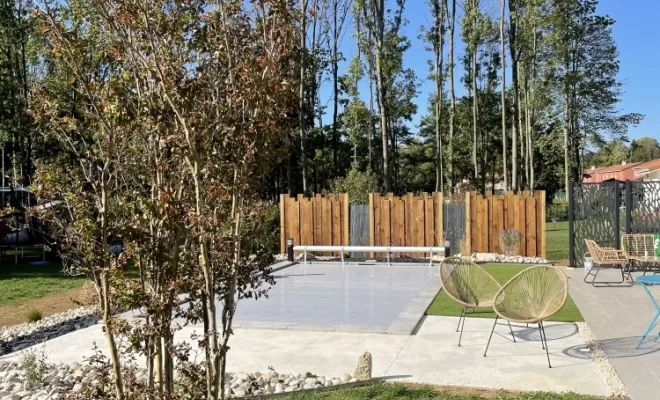 Pose de brise vue, Lagnieu, D&b Amenagement Paysager 