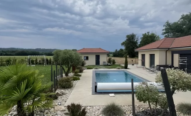 Création d’une piscine maçonné isotherme à Montalieu-Vercieu