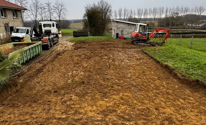 Les étapes d’une pose de piscine coque , Meximieux, D&B Aménagement Paysager